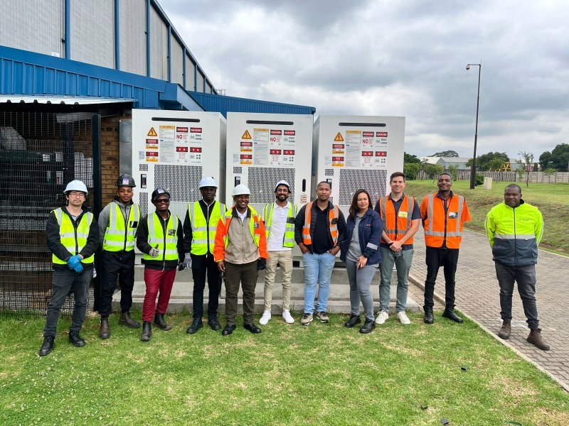 Huawei battery systems recently installed at Fortress REIT sites that are operated by global logistics giants